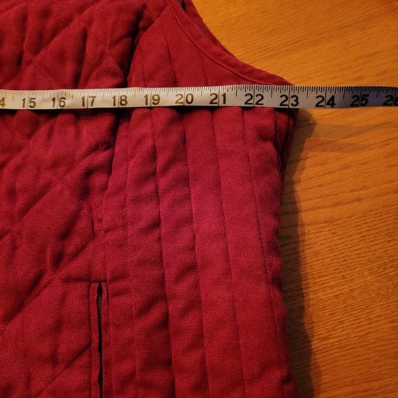 Brick Red Quilted Vest - Picture 4 of 5